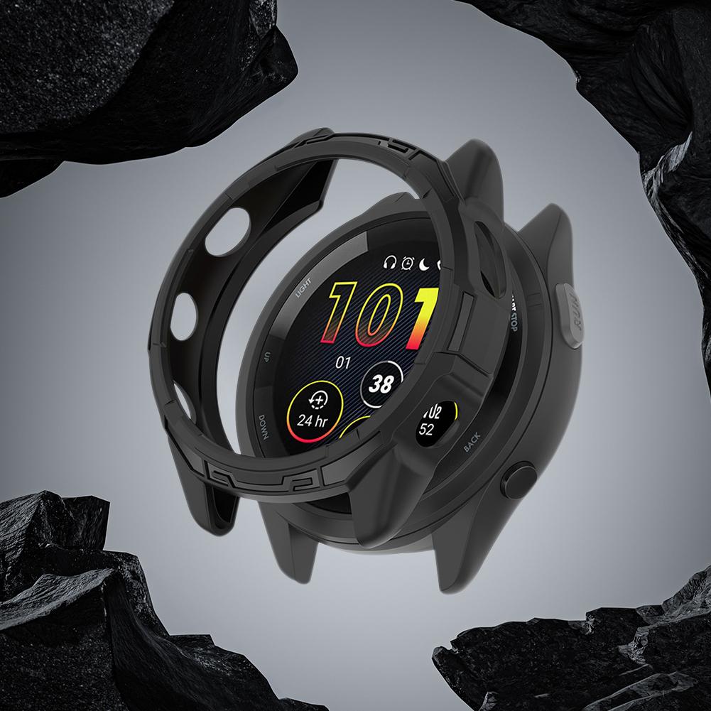 TPU Case Shockproof Protector Case Shell Anti-scratch Bumper Protector Shell for Garmin Forerunner 265/Garmin Forerunner 265S