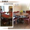 Clear Round Tablecloth 60 inch Waterproof Table Protector Durable Crystal Clear Vinyl Clear Table Cover Round Dining Tablecloth for Protection of