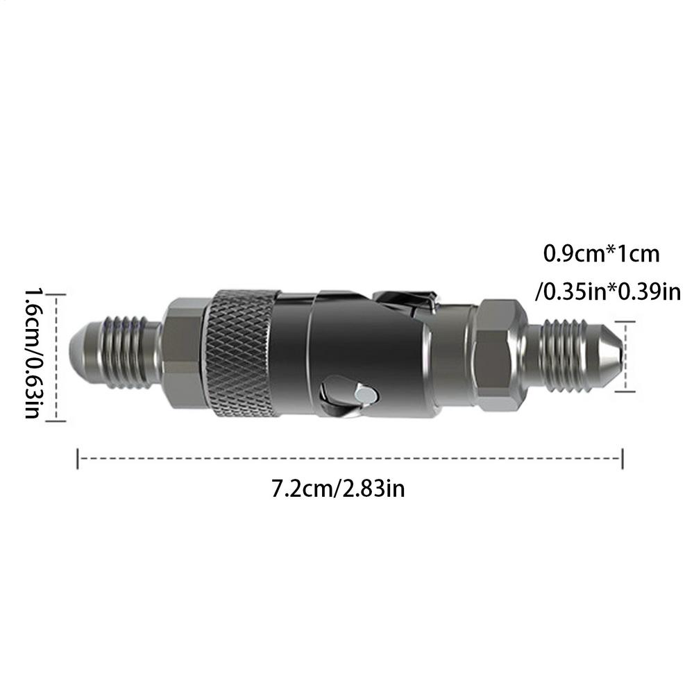 Brake Line Fitting Cut Off Port Replacement Motorcycle Quick Release Fitting For Cut Off Port Motorbike Race Car Oil Pipe чёрный