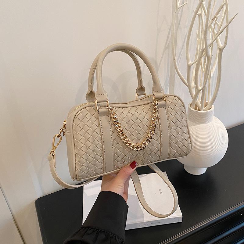 Летний универсальный тренд новая мода плетеная сумка-подушка портативная на плечо через плечо женская сумка