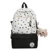 Schoolbagins Style Niche Junior High School Girls Double Shoulder Schoolbag New High Value Large Capacity Versatile Casual Backpack