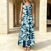 Sleeveless Tie-Dye Maxi Dress Lightweight,Stylish & Comfortable Perfect for Summer,Daily Commute,Poolside Casual & Vacation