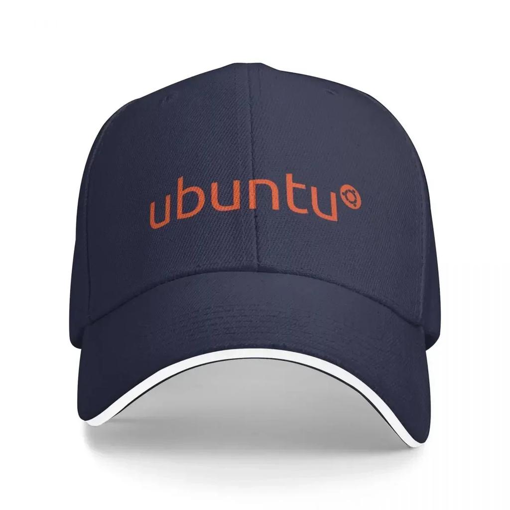 New UBUNTU Logo Ubuntu Merchandise Cap Fashion Casual Baseball Caps Adjustable Hat Hip Hop Summer Unisex Baseball Hats