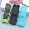 Silicone Cover for DOMYBOX DB52C7 Remote, Textured Grip Sleeve with Wrist Lanyard and Button Window for Home Use
