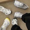 Aerobic plan crooked head ultra-light sports shoes 2025 summer new thin mesh breathable hiking outdoor feeling casual shoes tide