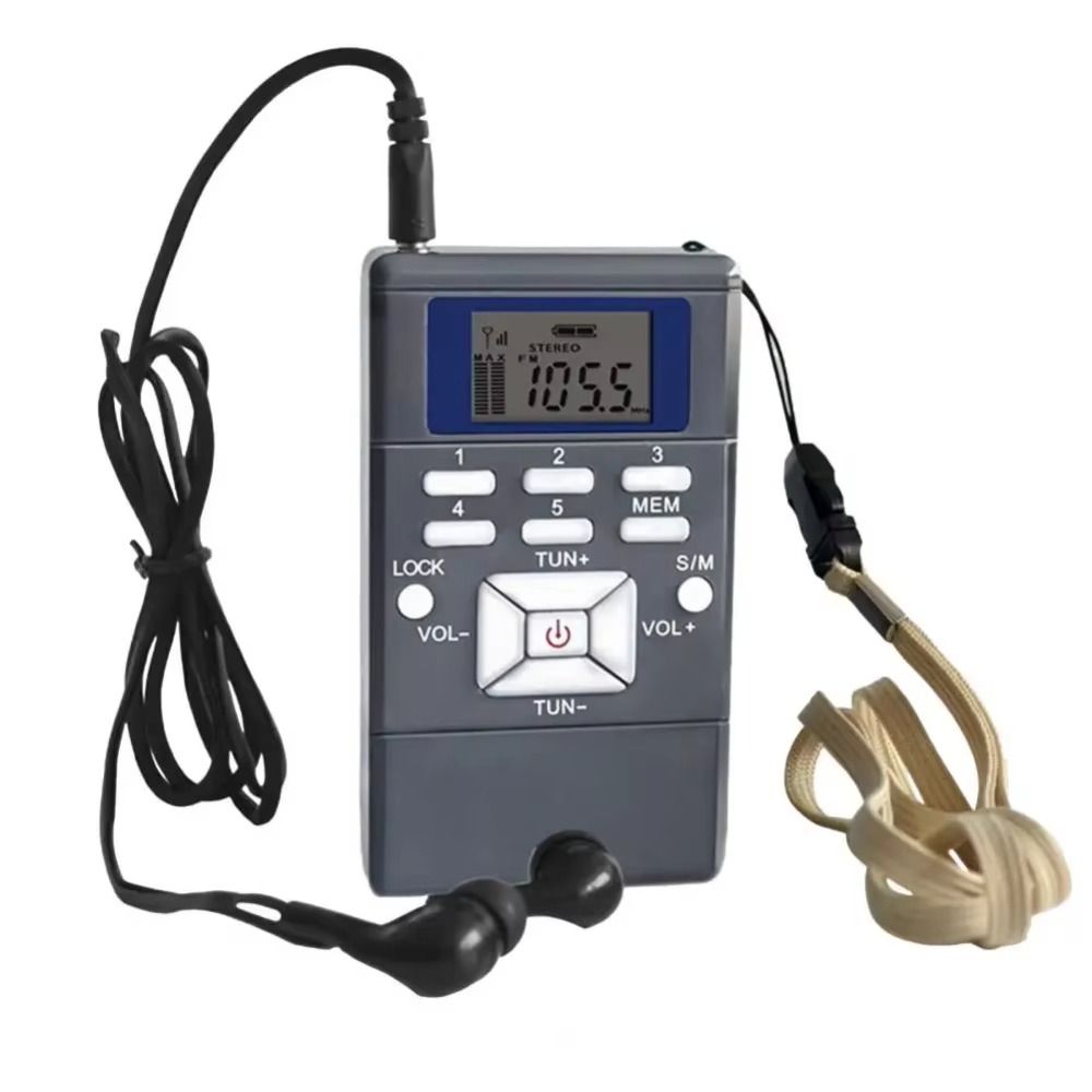 FM (Frequency Modulation) Mini Speaker Audio AF Music Player Digital FM Radio  Portable Use