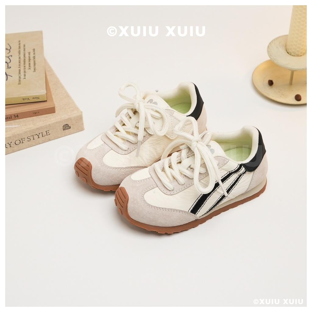 XSHX "Ghost's Dopamine" Oil Painting Pleated Children's Functional Forrest Gump Shoes Spring and Autumn Boys and Girls [Wenzhou Shoes]