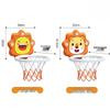 Toddler No-Drill Suction Cup Indoor Basketball Hoop - Silent Scoring Toy