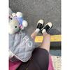 ~ Lazy Velcro Versatile Little White Shoes Round Head Heightening Platform Biscuit Shoes Women's Spring and Autumn