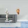 Feather Hands Sculpture Modern Resin Art Collection Decorative Figurine for Fireplace Office Bedroom