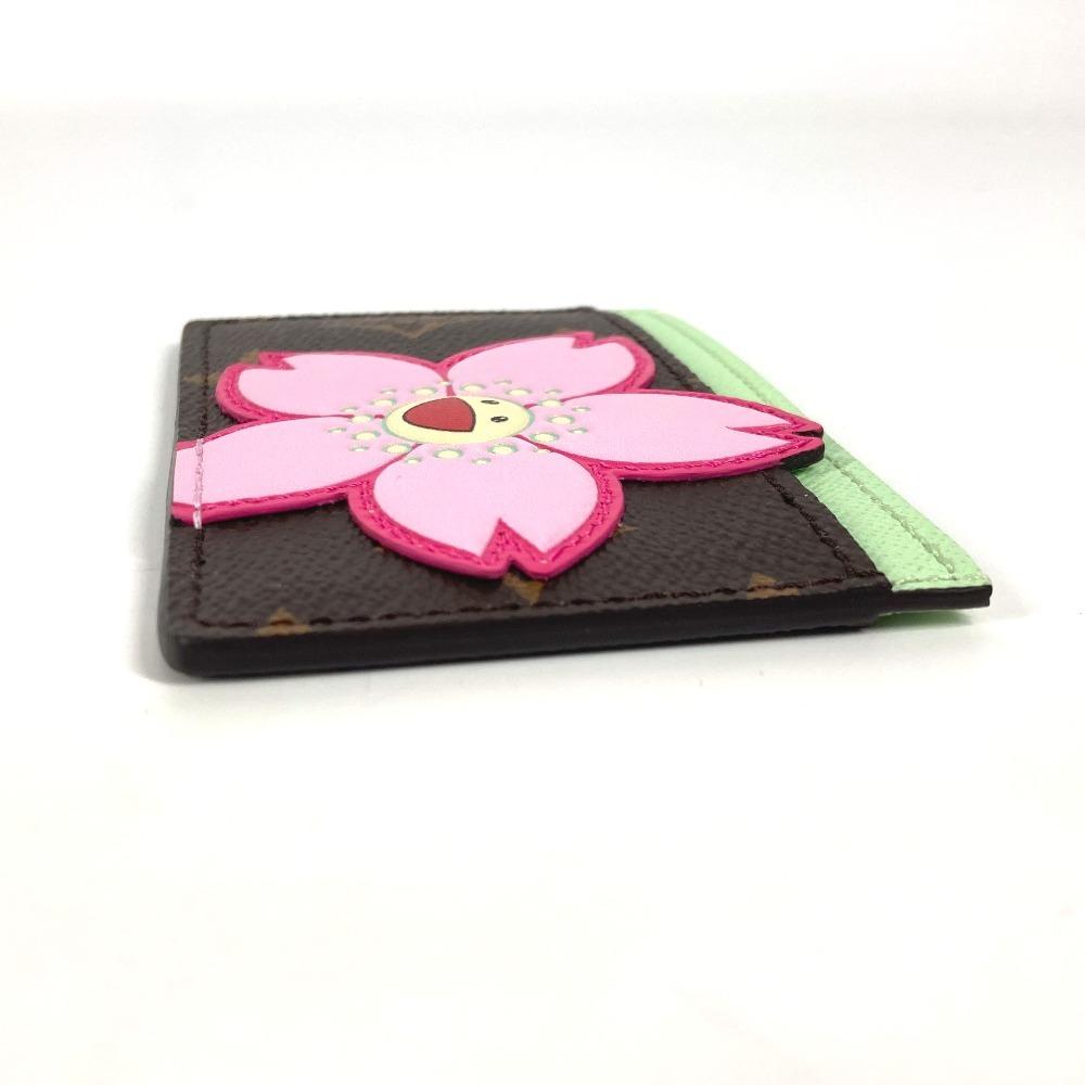 Louis Vuitton M13429 Card Case Porte Cult-Simple Cherry Blossom Holder Unused