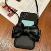 1pc Bow Cross-Body Phone Case – Backpack-Type Rope Design, Compatible with Apple IPhone 14