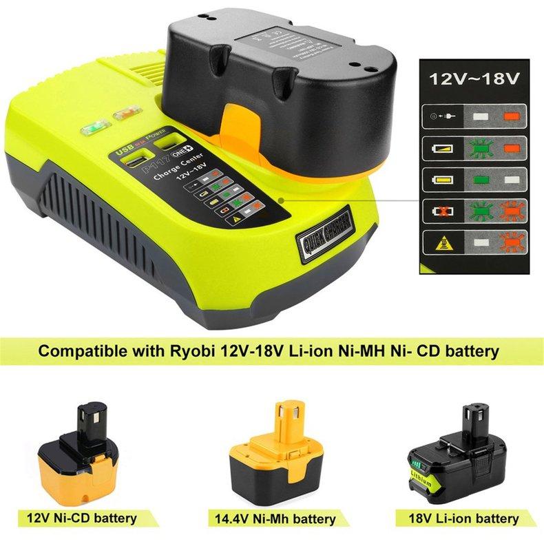 3A 12V-18V Battery Charger Rechargeable 