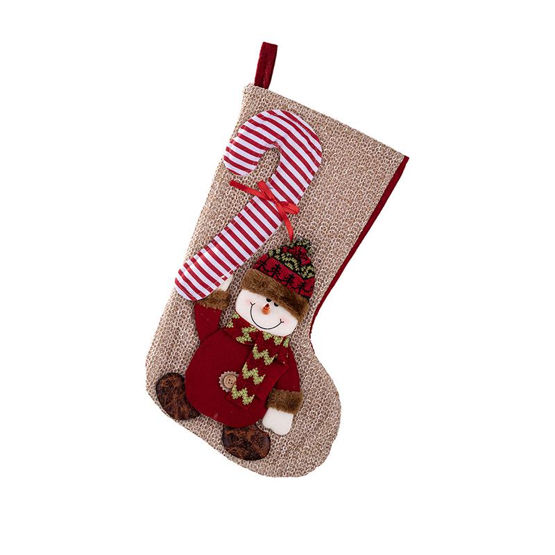 

Stocking Bag For Christmas Knitted Stocking Holder Decorative Socks Bag Holiday Decor Present For Boys And Girls