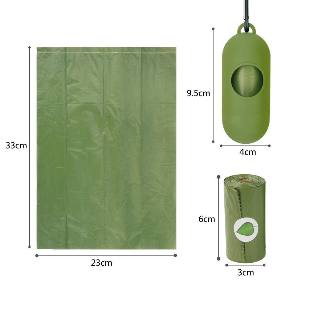 Eco-Friendly Portable Pet Waste Bags - Degradable and Convenient for Dogs