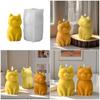Premium Silicone Cats Candle Mold 3D Design Thermal Resistant 3D Candle Making Mold Ideal For Handmade Gifts