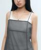 Musinsa Standard Woman Women'S Sheer Mini Dress [Gray]