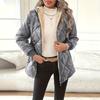 Women's Faux Suede Button Jacket Oversized Gathered Hem Short Length Coat Casual Vintage Outerwear With Pockets