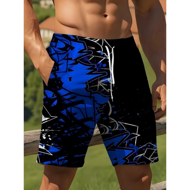 Holiday Shorts Loose Shorts 3D Printed Outdoor Casual Pattern Quick Drying Harajuku Shorts