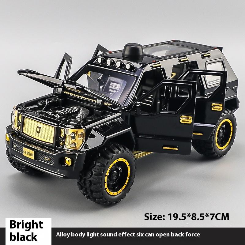 1/24 G.PATTON Off Road Vehicle Alloy Diecast Metal Model Simulation Collect Children's Toy Kids Gift Birthday Present for Boys