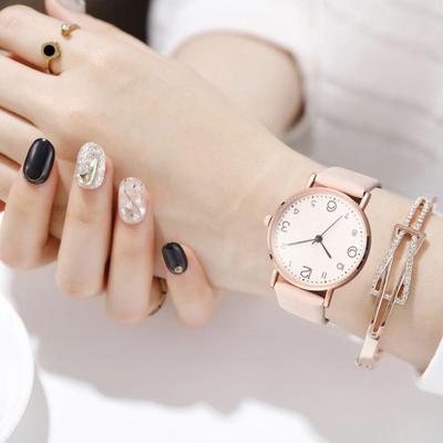 Popular Exquisite Watch Christmas Gift Women Casual Watch Simple Watch Clock Analog Watches Watch Leather Quartz Wrist Watch Fashion Watch