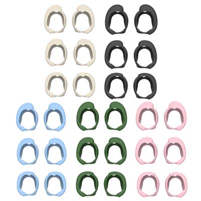 For Bose QuietComfort Earbud II Ultra-thin Reusable Replace Earplugs Accessories 3 Pairs S+M+L Solid Color Silicone Earplugs