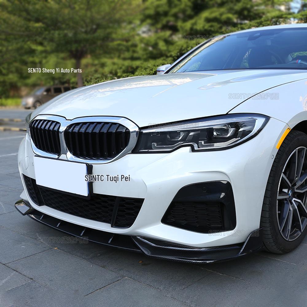 Compatible with 2019-2022 BMW 3 Series G20 Front Bumper Three-Piece Lower Lip Surround