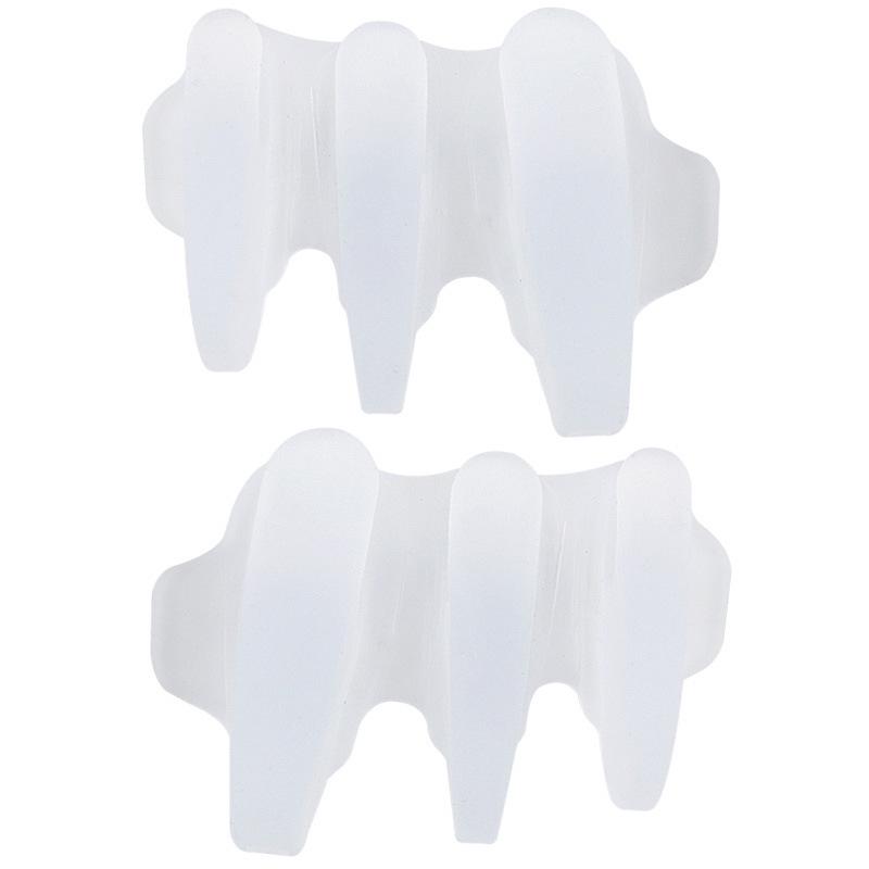 

Soft A-Shaped Three-Hole Toe Separator for Bunions and Overlapping Toes, Cuttable, Anti-Friction Pad One size