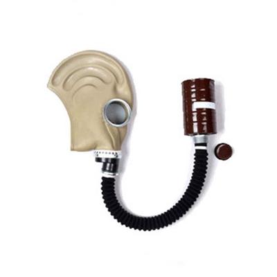 Masque à gaz multifonctionnel avec filtre pour la lutte contre l'incendie, le contre-terrorisme et l'évacuation - Conception en caoutchouc protecteur