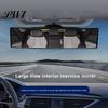 Car Rearview Mirror Interior Rear View Highly Clear Convex Panoramic Wide Angle No Blind Anti-glare Spot Universal Auto SUV Truck Glass Backup Assist