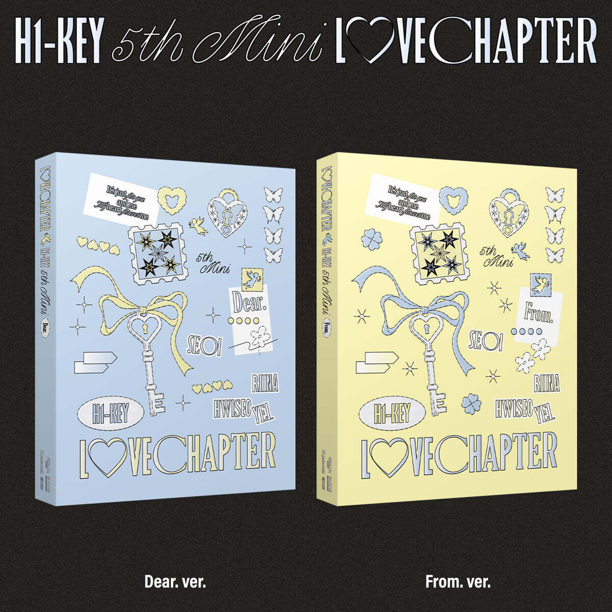 H1-KEY - 5th Mini Album: LOVECHAPTER [2-Type Set]