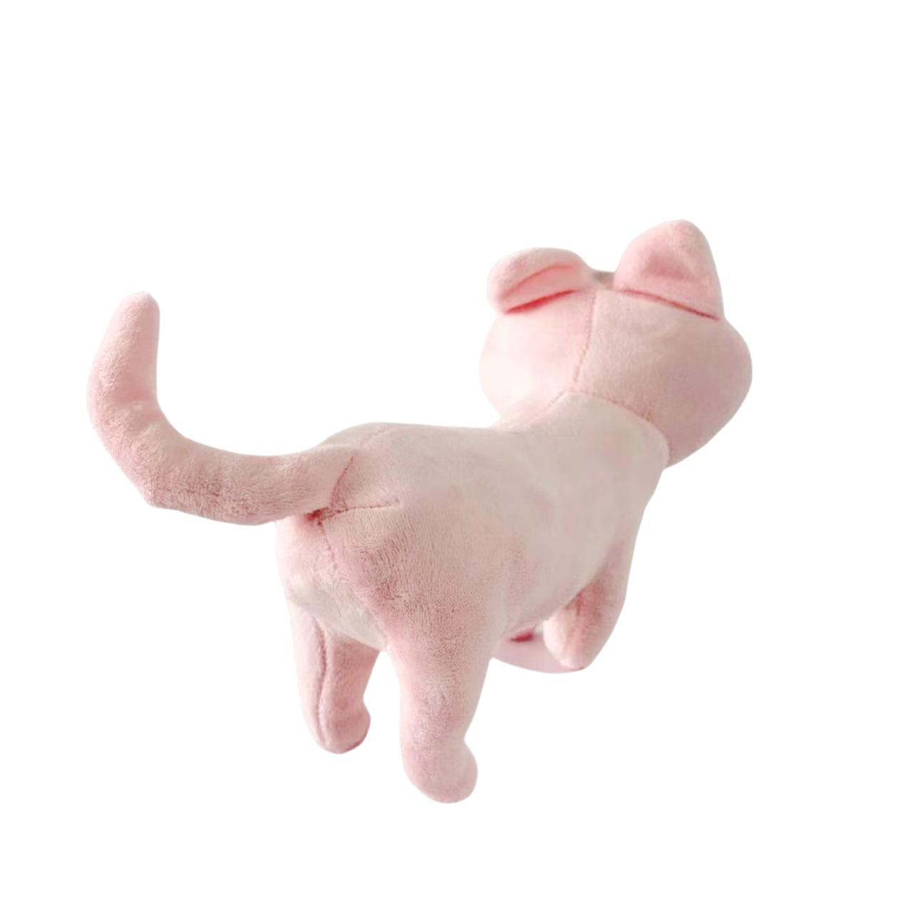 

Новая трендовая игрушка Ральф и Белла Пончик Серый кот Милая плюшевая кукла Украшение для дома 25cm