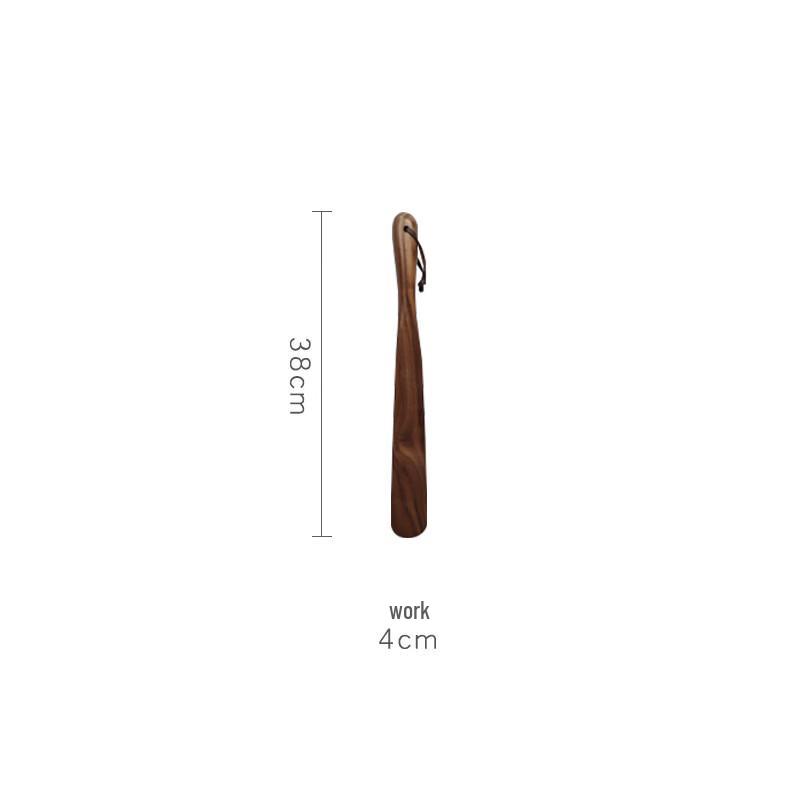 Shixun Solid Walnut Wood Shoehorn