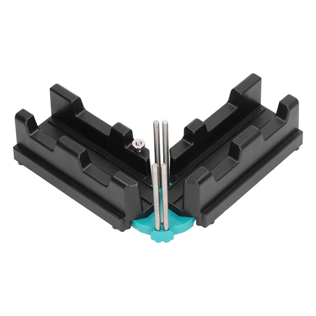 Corner Measuring Tool Miter Angles Cutting Tools 2 In 1 ABS Black High Accuracy Wear Resistance Measuring Template Instrument