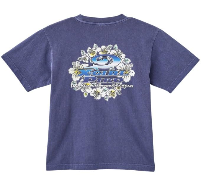 

Повседневная х PIKO TEE Темно-синяя X-girl Футболка с коротким рукавом Женская