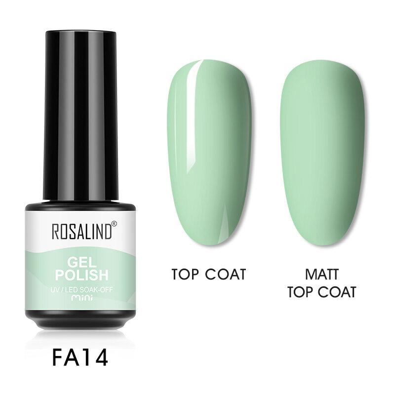 

ROSALIN Pure Color Nail Enamel Гибридные лаки Полуперманентный гель УФ-гель для ногтей 7 мл Soak off Маникюрный художественный гель