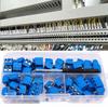 KF301 70PCS 2Pin 3Pin PCB Mount Screw Terminal Block Connectors with 5mm Pitch for Secure Wire Connections Rated AC300V 10A