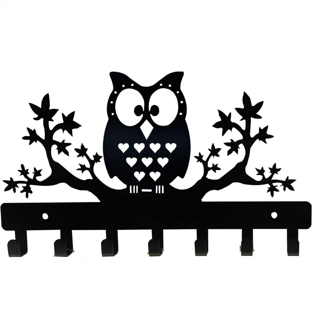 

Новая металлическая вешалка для ключей, аксессуары для домашнего декора, домашний органайзер, настенный крючок, черный металлический крючок