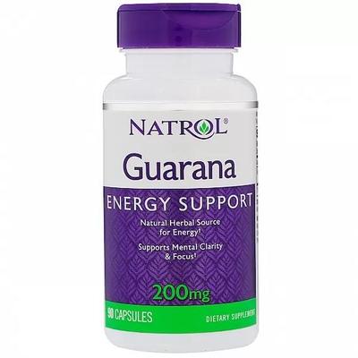 Guarana, 200 mg, 90 kapslí.