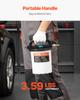 VEVOR Brake Bleeder Kit, 3L Brake Fluid Extractor with 1L Siphon Refilling Bottle & 13 Hose Connectors