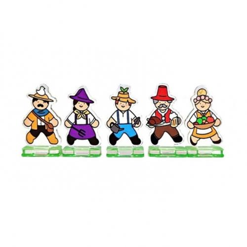 Lucky Six Agricola Dedicated Acrylic Meeples