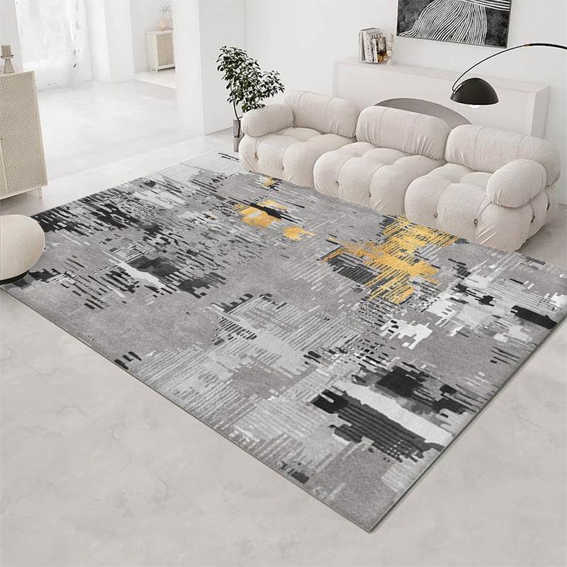 

Ковер в европейском стиле, полосатый, состаренный, для гостиной, под диван, для спальни, прикроватный, для кабинета, коврик у входной двери, нескользящий, ретро, домашний декор, арт-мат 40x60cm