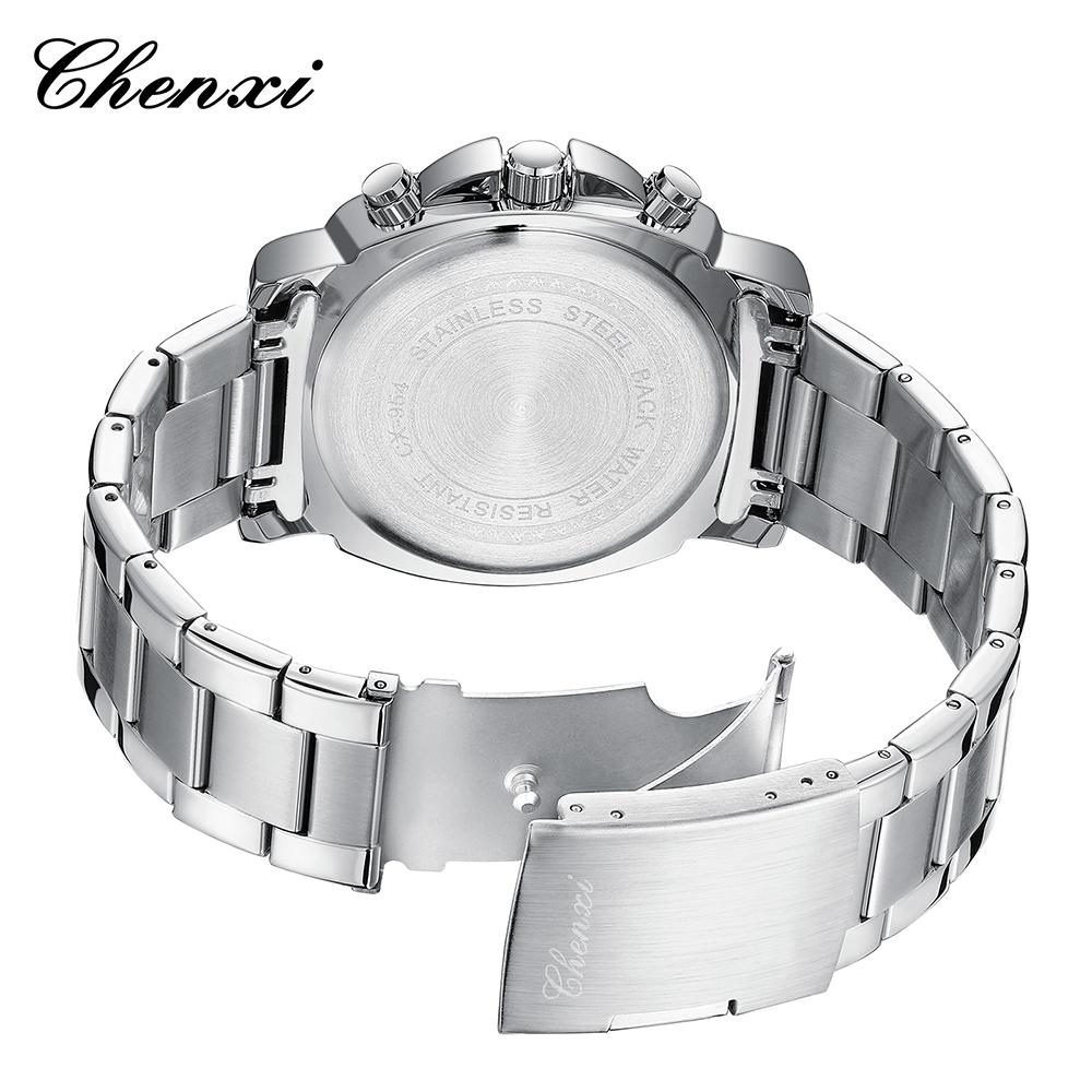 CHENXI Chronograph Watches Man Multi-functional Waterproof Fashion Quartz Watch Calendar Luminous Men's Wristwatch