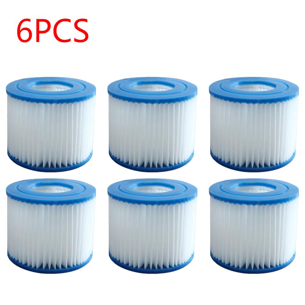 1-15pcs Type VI Spa Filter Cartridge Soft Rubber Ends Pool Filter Replacement Reusable Swimming Pool Filter for Swimming Pools