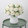 Rose Flower Bouquet Artificial Silk Wedding Decor Gift For Bridesmaids