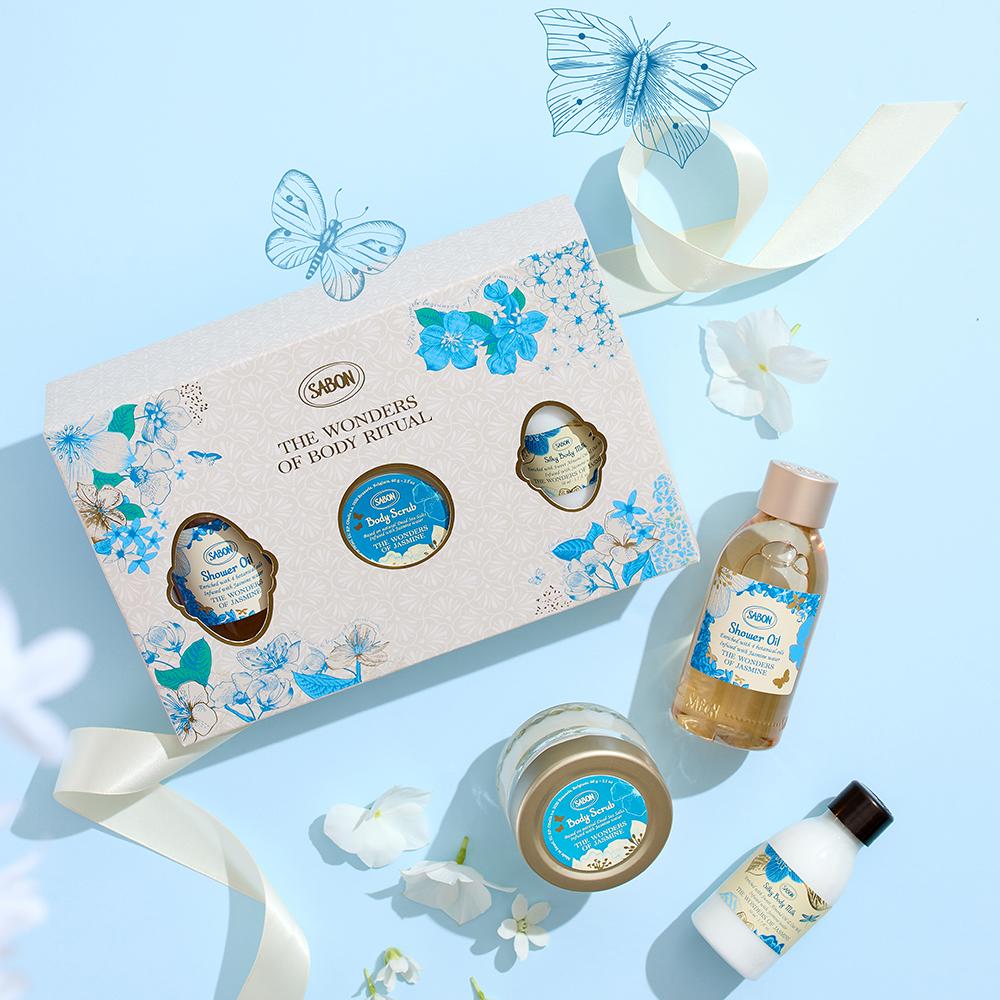 

[Sabon] Набор из 3 средств «Ритуал Чудес Жасмина»