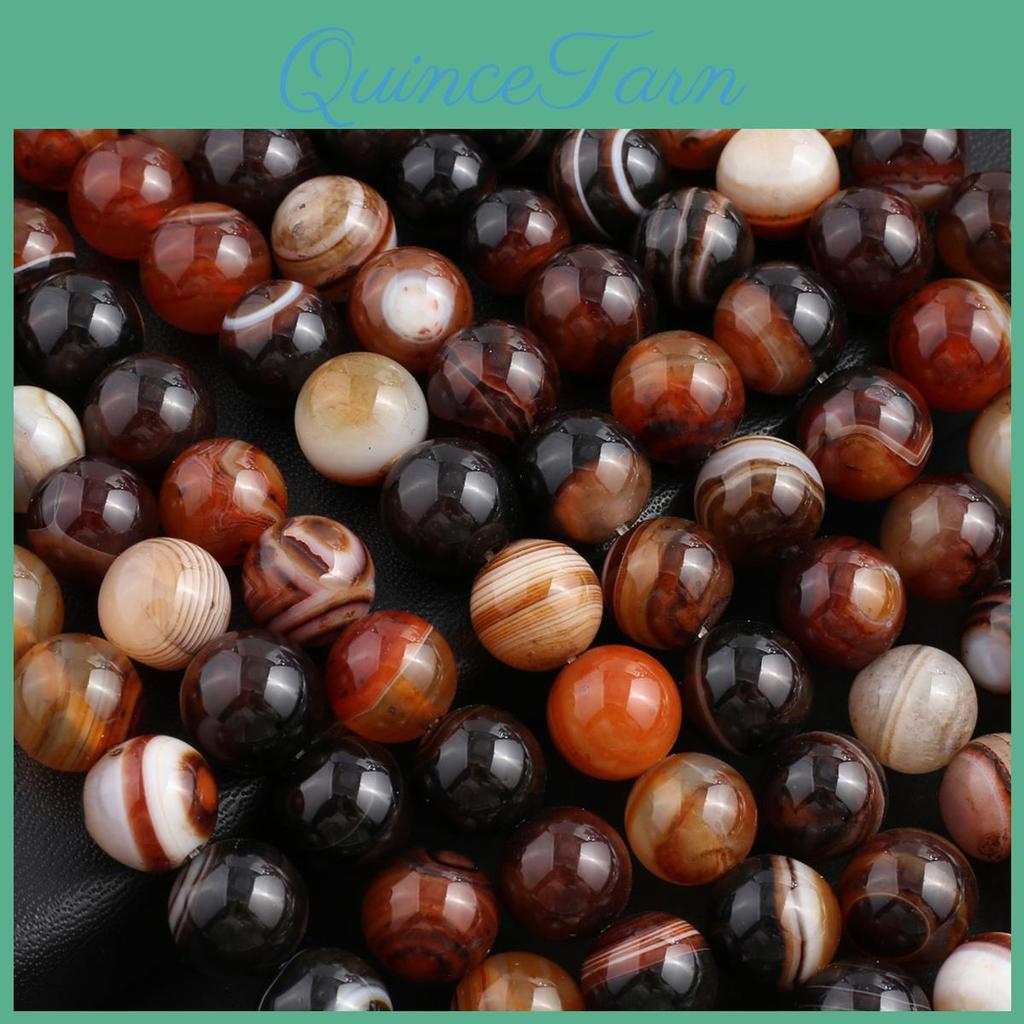 Dark Bead Isoaltion Stone Natural Striped Agates Round Beads For Jewelry Making Diy Necklace Earrings Bracelet Accessory