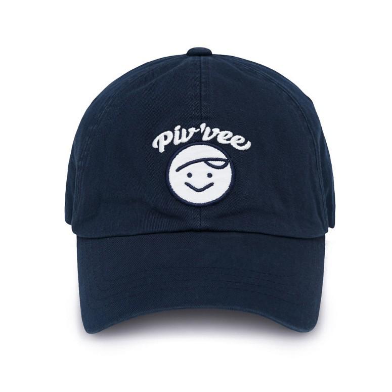Crosspivvee Unisex Smiling Face Golf & Baseball Cap - Versatile Outdoor Sports Hat тёмно-синий
