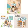 Wooden Building Blocks Set With Klamp Joint Design For Kids And Beginners