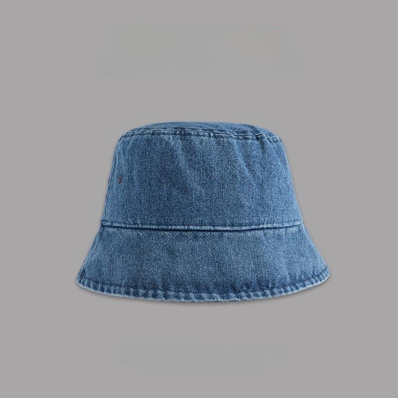 Cowboy Denim Bucket Hat For Women Summer Sun Protection Lightweight Cotton